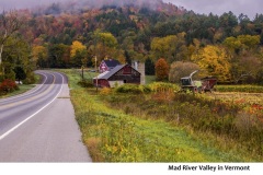 2024 Autumn in New England Calendar-September-2024-Mad River Valley Vermont